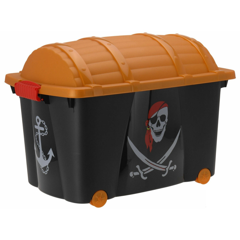 Piraten speelgoed kist 60 x 40 x 42 cm -