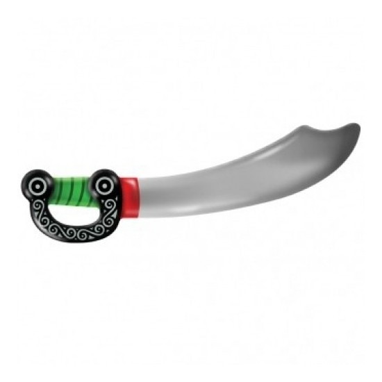 Opblaasbaar piratenzwaard 70 cm -