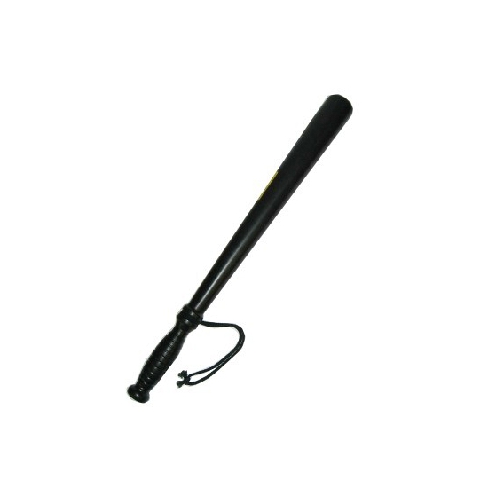 Politie gummi knuppel - zwart - 50 cm - plastic - Carnaval verkleed accessoire -