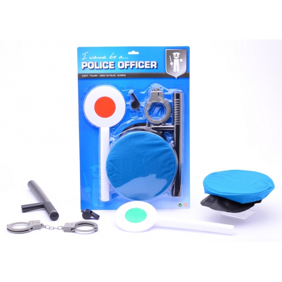 Politie verkleed accessoires set - 5 delig - speelgoed - carnaval - kinderen -