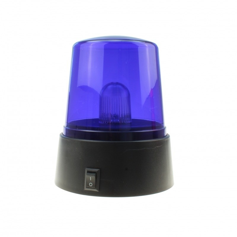 Politie speelgoed zwaailamp/zwaailicht blauw 11 cm -