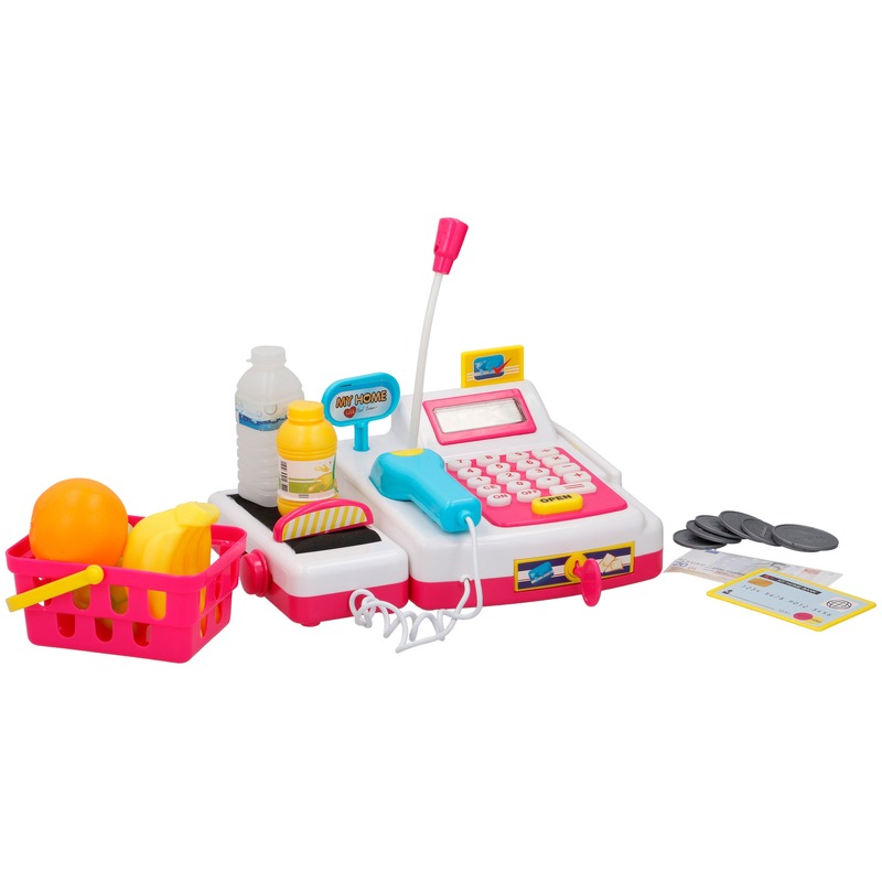 Speelgoed kassa met accessoires voor kinderen -