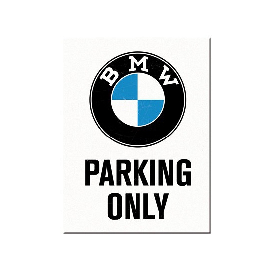 Magneet BMW parking 6 x 8 cm -