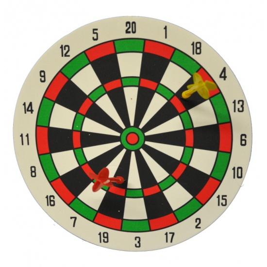 Dartbord van foam 27 cm -
