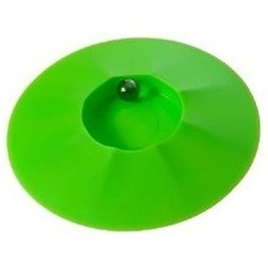 Knikkerpot groen met knikkers 17 cm -