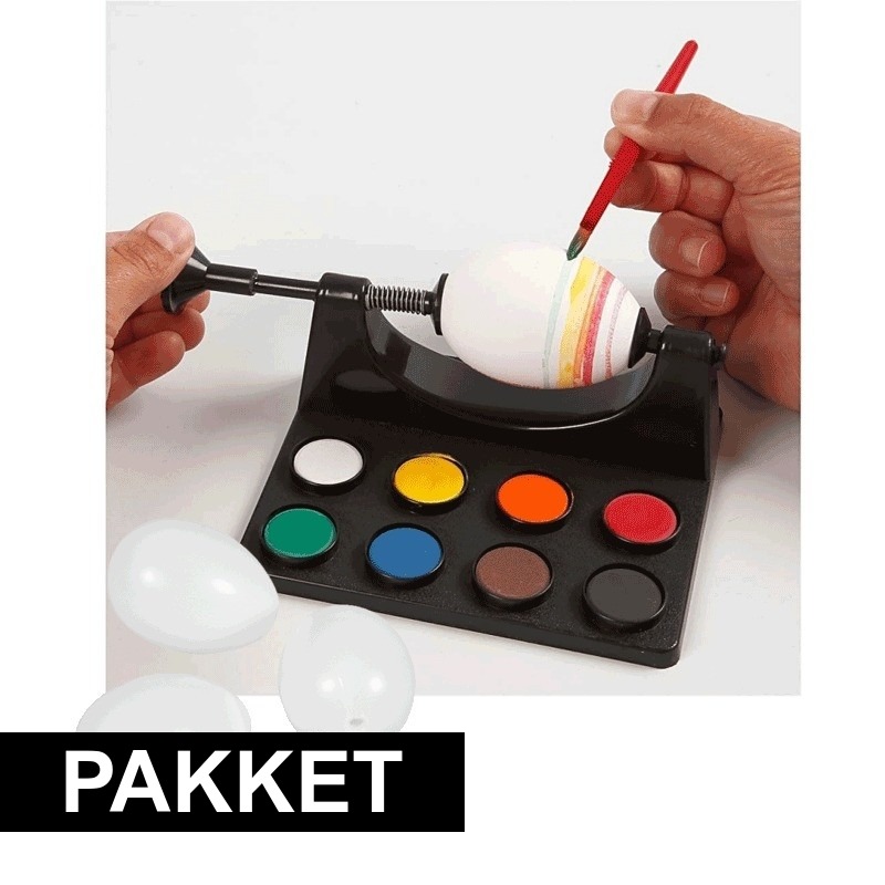 Paaseieren schilderen pakket met 10 eieren -
