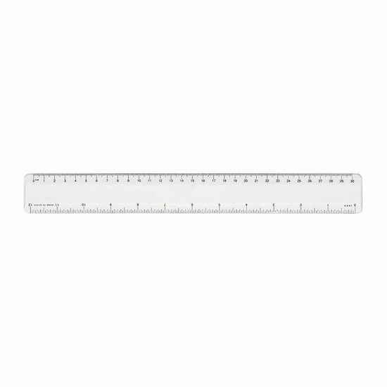 Transparant liniaal 30 cm -