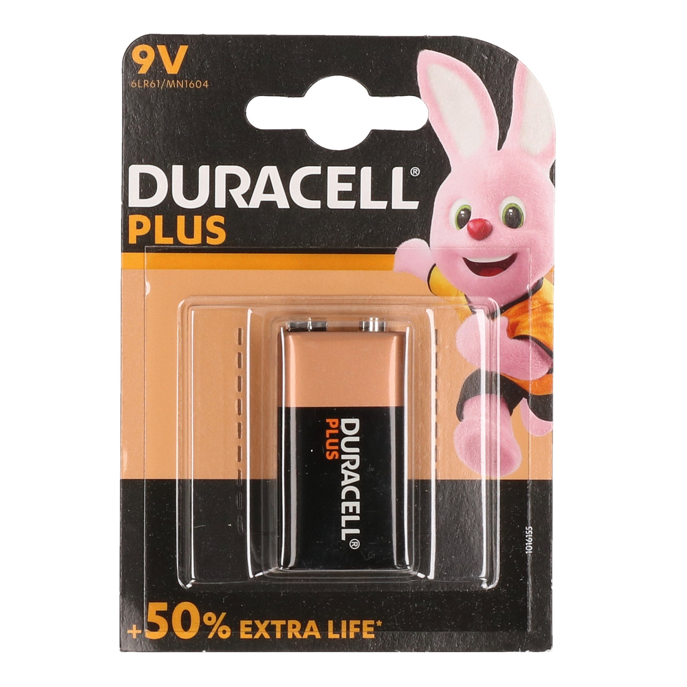 Duracell batterij 9 volt blok -