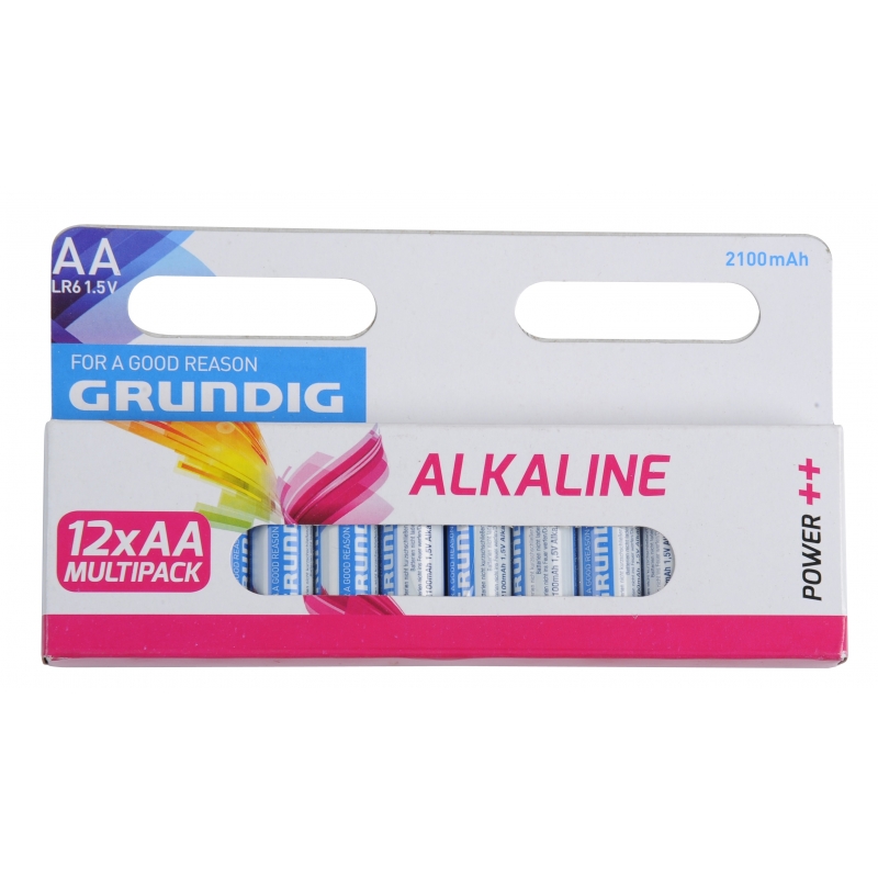 Grunig Batterijen penlites voordeelpakket - AA - 12x stuks -