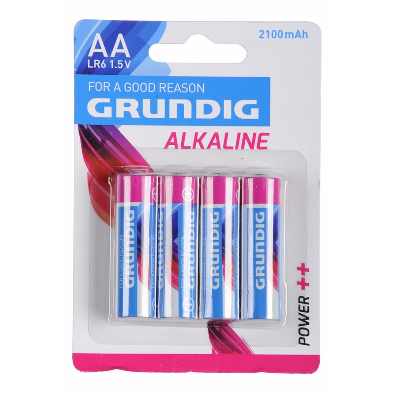 Batterijen LR6 AA Grundig 4 stuks -