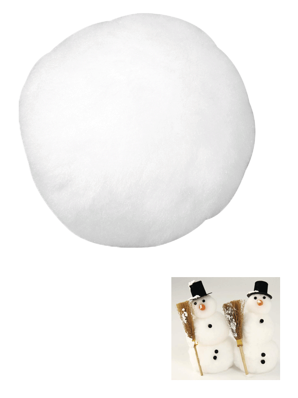 12x Kunst sneeuwballen 7,5 cm sneeuw deco versiering -
