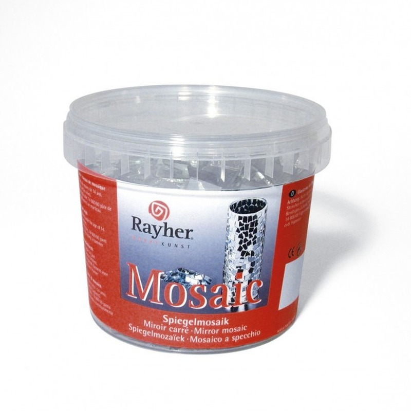 Spiegel mozaiek stenen 1 x 1,5 cm 1x kilo tegeltjes -