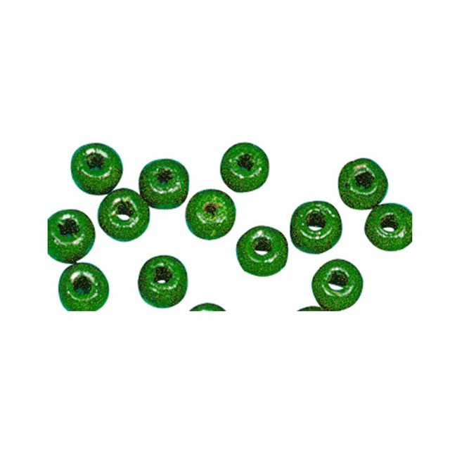 Rayher hobby kralen van hout - groen - Dia 6 mm - 115x stuks - DIY sieraden maken - Kralen rijgen -