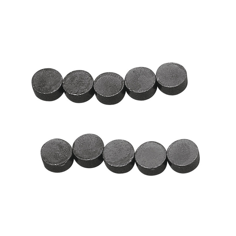 10x ronde hobby/knutsel/koelkast magneten 8x4mm -