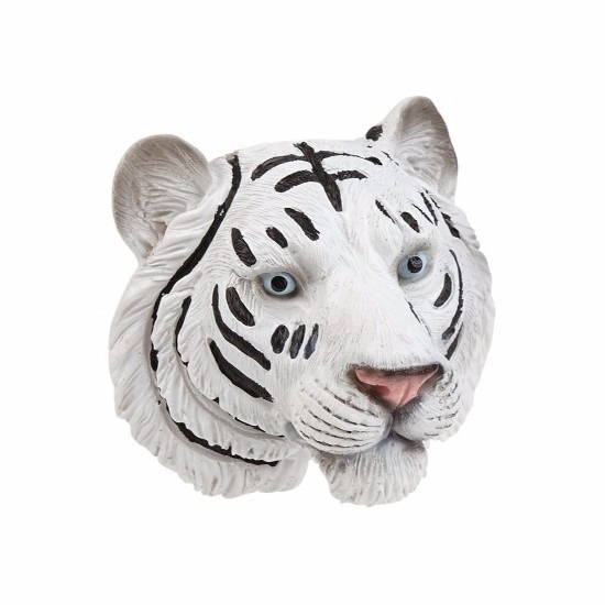 Witte tijger magneet 3D van 8cm -