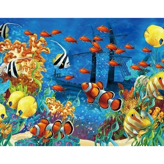 Dieren magneet 3D onderwaterwereld -