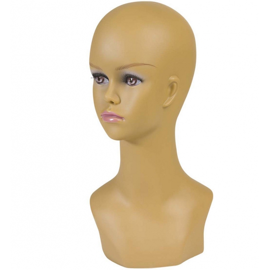 Display hoofd halfbloed vrouw 40cm -