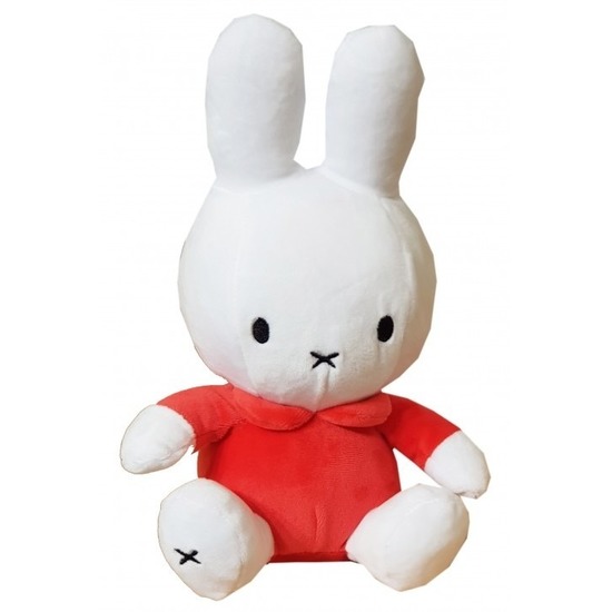 Pluche wit/oranje Nijntje knuffel 25 cm baby speelgoed -
