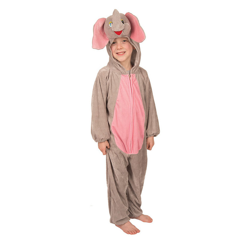Pluche olifanten kostuum kinderen 128 -