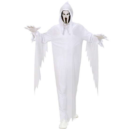 Spook kostuum - kinderen - polyester - spoken verkleedkleding - Halloween 140 -