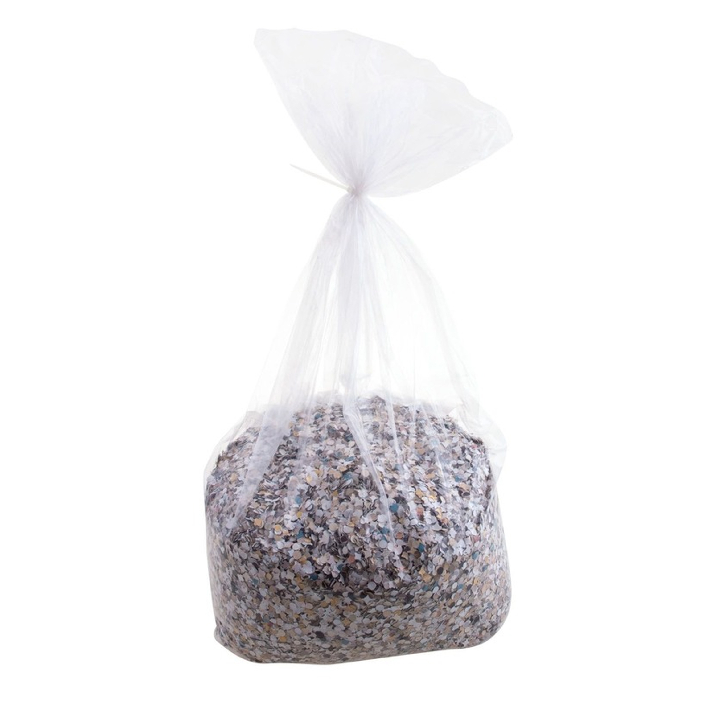 10 kilo gerecyclede confetti snippers - papier - feestartikelen - carnaval - multi kleuren -