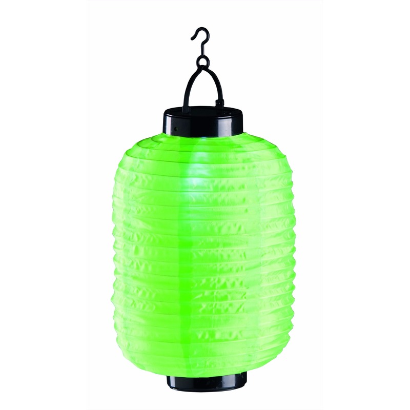 Groene solar lampion 35 cm -