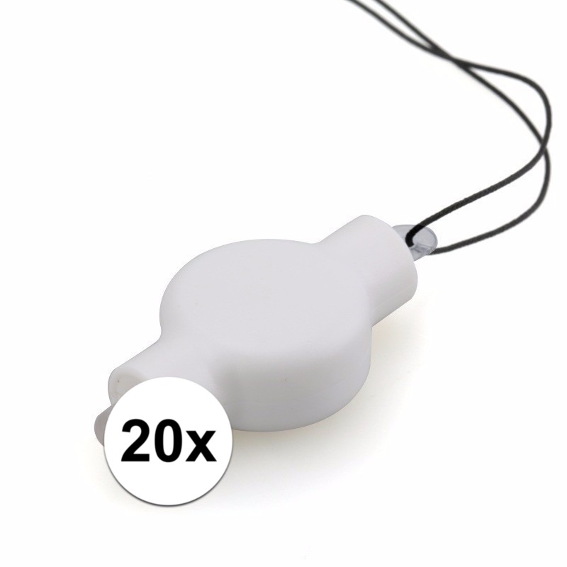 Lampion LED lampjes - 20x stuks - lampionnen lichtjes - Sint maarten verlichting -