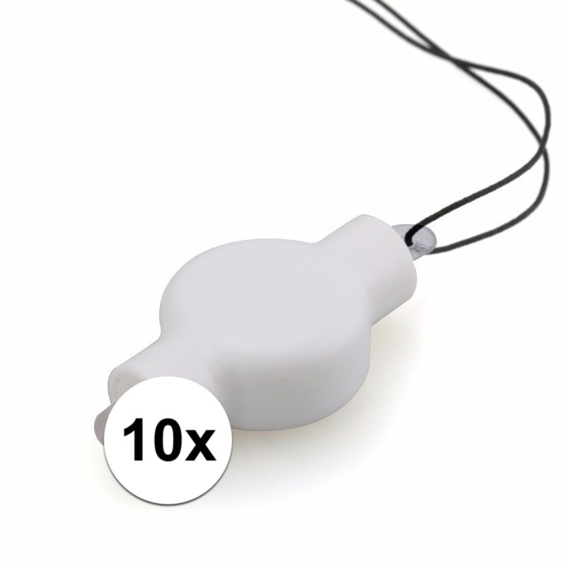 Lampion LED lampjes - 10x stuks - lampionnen lichtjes - Sint maarten verlichting -