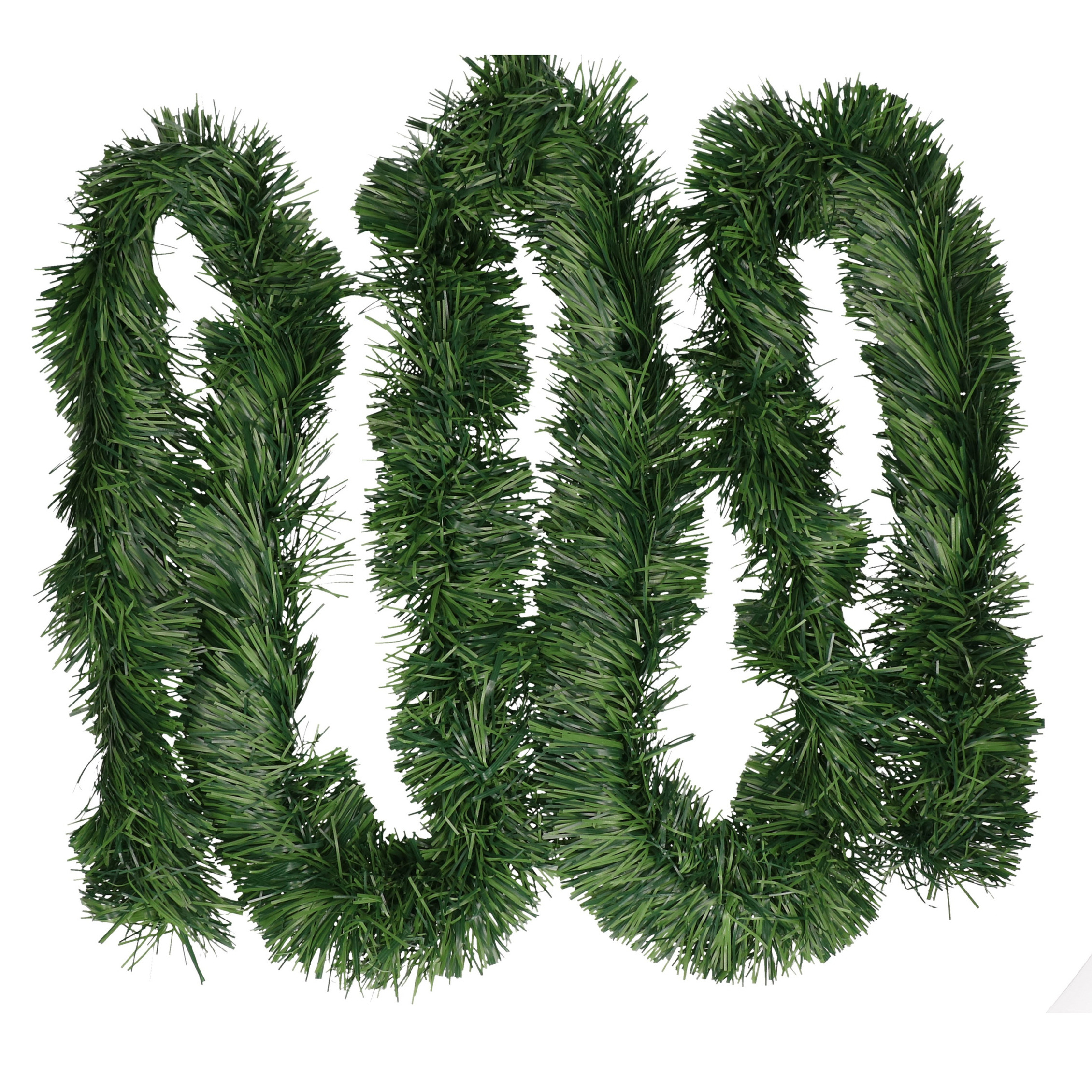 Dennenslinger - groen - 270 cm - 8 cm breed - kunststof - 177 gr - guirlande -