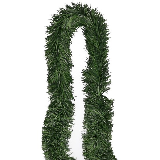 Dennenslinger - groen - 5 meter - kunststof - guirlande - kerstslinger - kerstversiering -