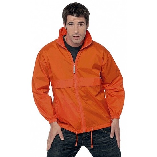 Oranje koningsdag jas voor heren -
