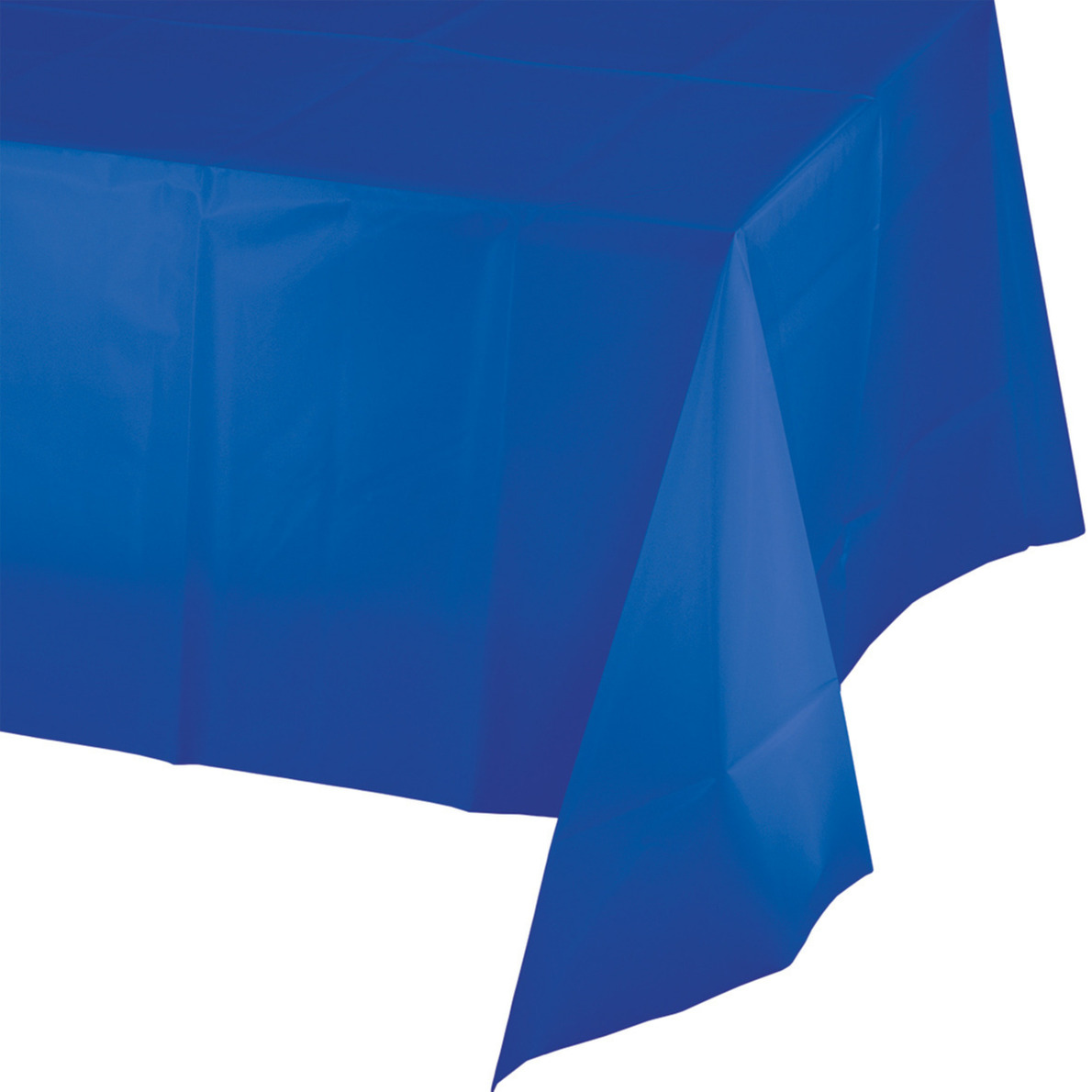 Party/verjaardag Tafelkleed - blauw - 274 x 137 cm - tafellaken van papier - Gedekte tafel -