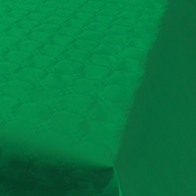 Tafellaken/tafelkleed rol papier - 800 x 118 cm - groen - Lange tafels - Damast papier -