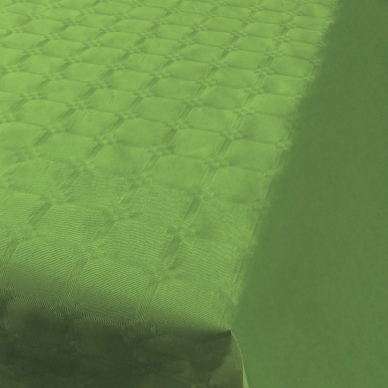 Tafellaken/tafelkleed rol papier - 800 x 118 cm - lichtgroen - Lange tafels - Damast papier -