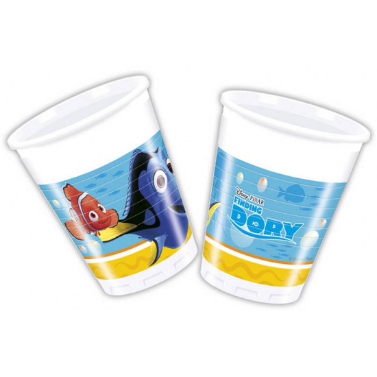 16x Disney Finding Dory bekers 200 ml -
