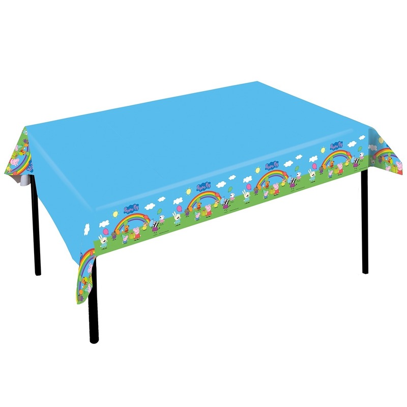 Peppa Pig themafeest tafelkleed 120 x 180 cm -