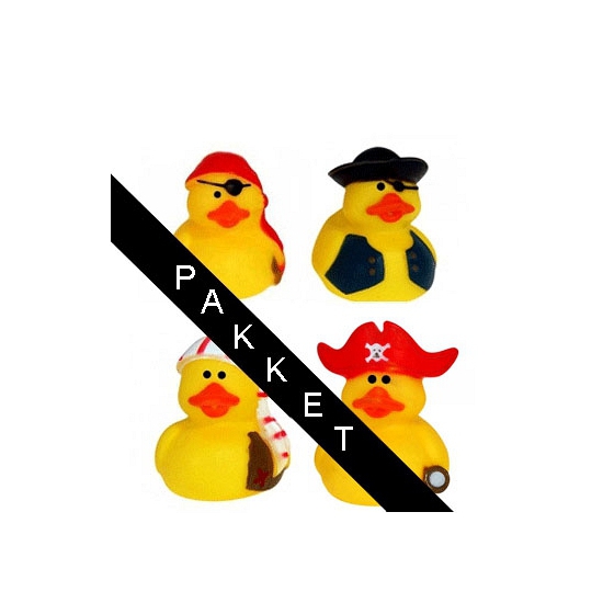 Piraten kinderfeest badeendjes -