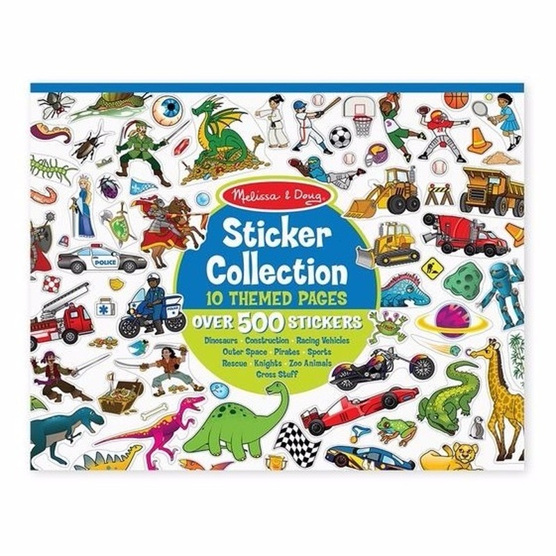 Sticker collectie 500 stuks -