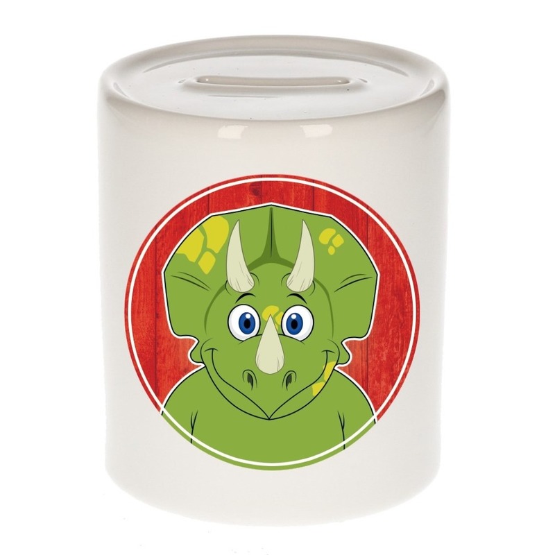 Dinosaurus spaarpot voor kinderen 9 cm -