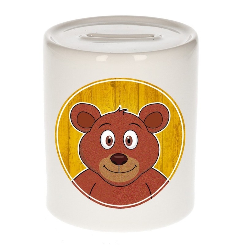 Beren spaarpot voor kinderen 9 cm -