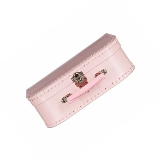 Roze kinder speelgoed koffertje van 25 cm -