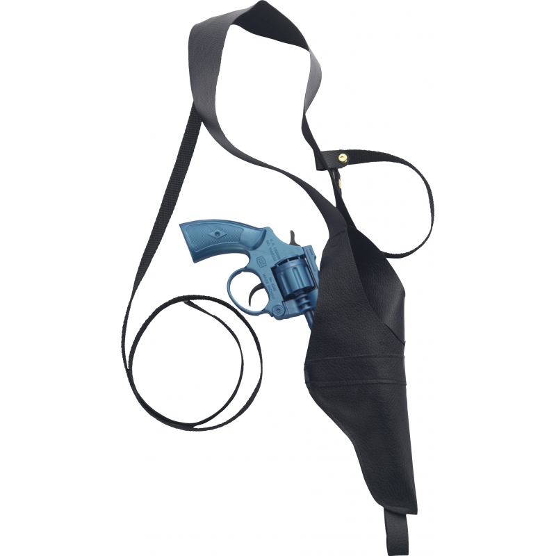 Gangster holster - met pistool - verkleedaccessoires wapens - gangster/maffia -