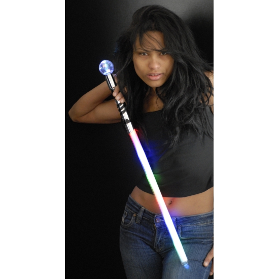 Lichtzwaard - LED - met bol - 70 cm - kunststof - zwaard met licht -