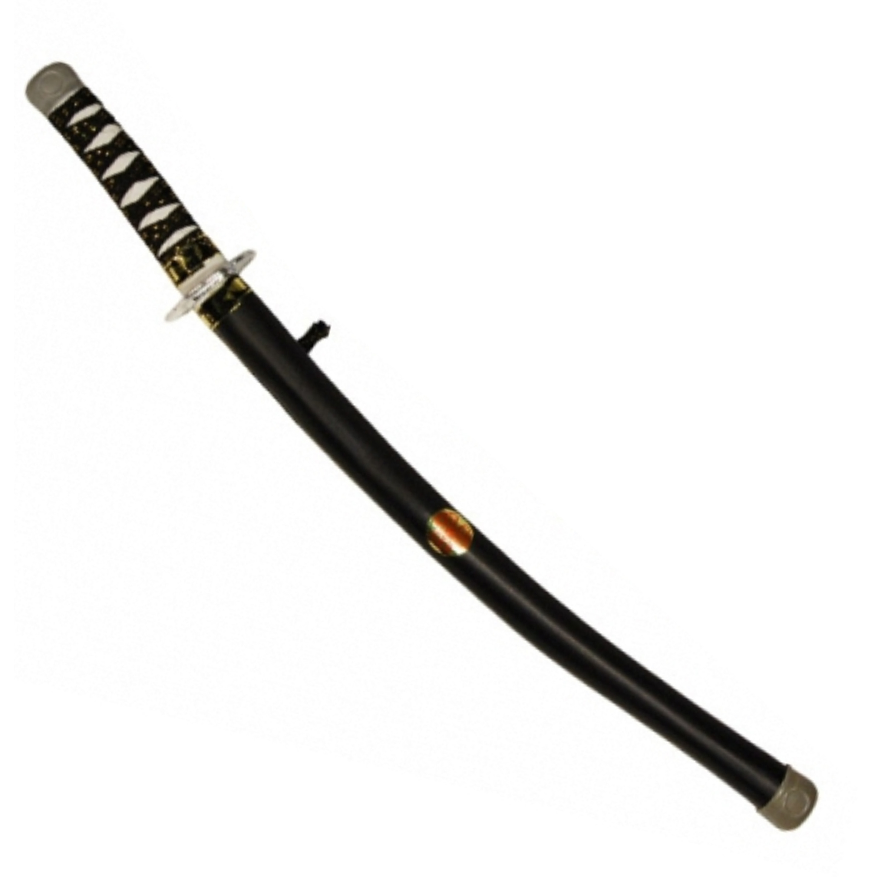 Zwart ninja zwaard van plastic 60 cm -
