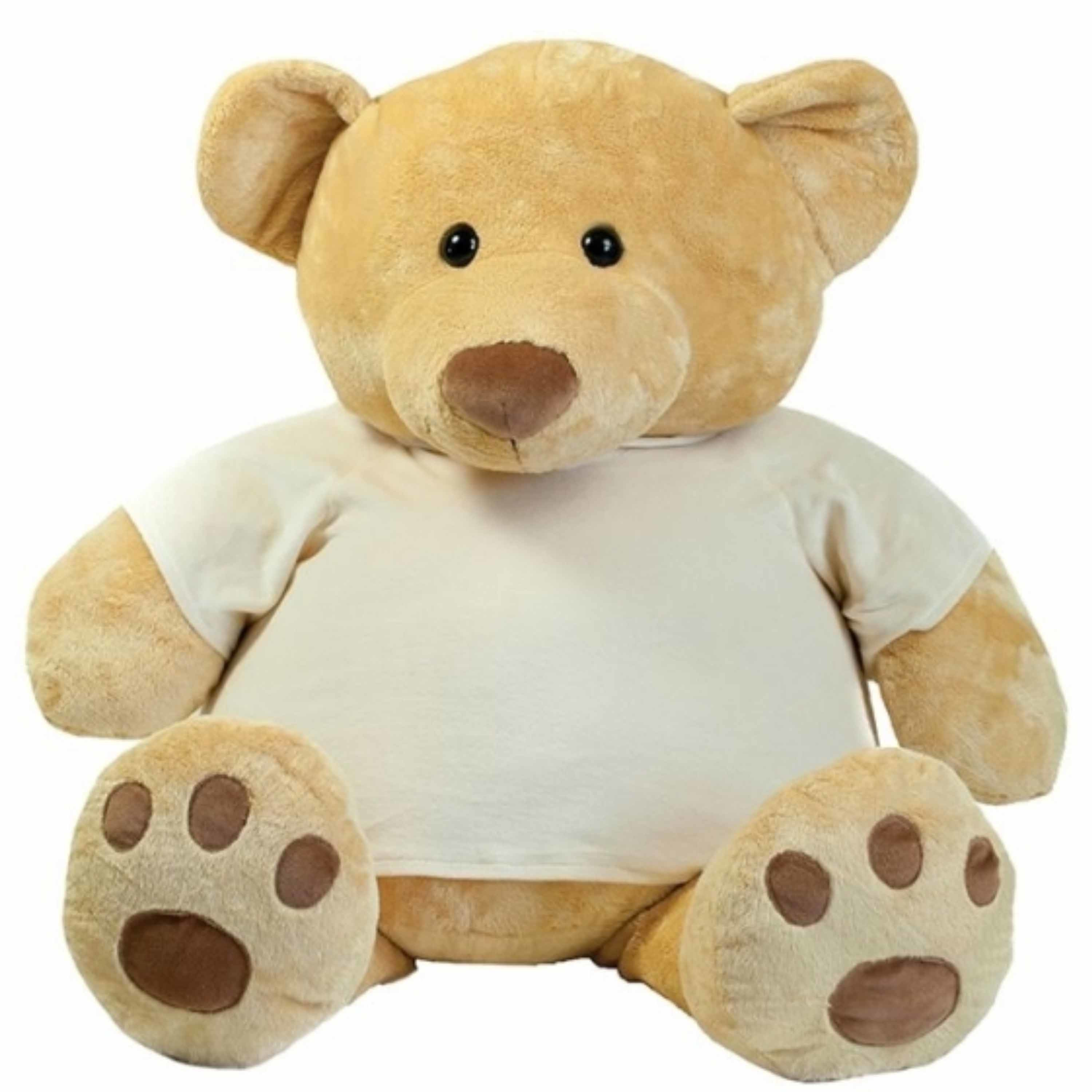 Grote lichtbruine teddybeer Honey 86 cm -