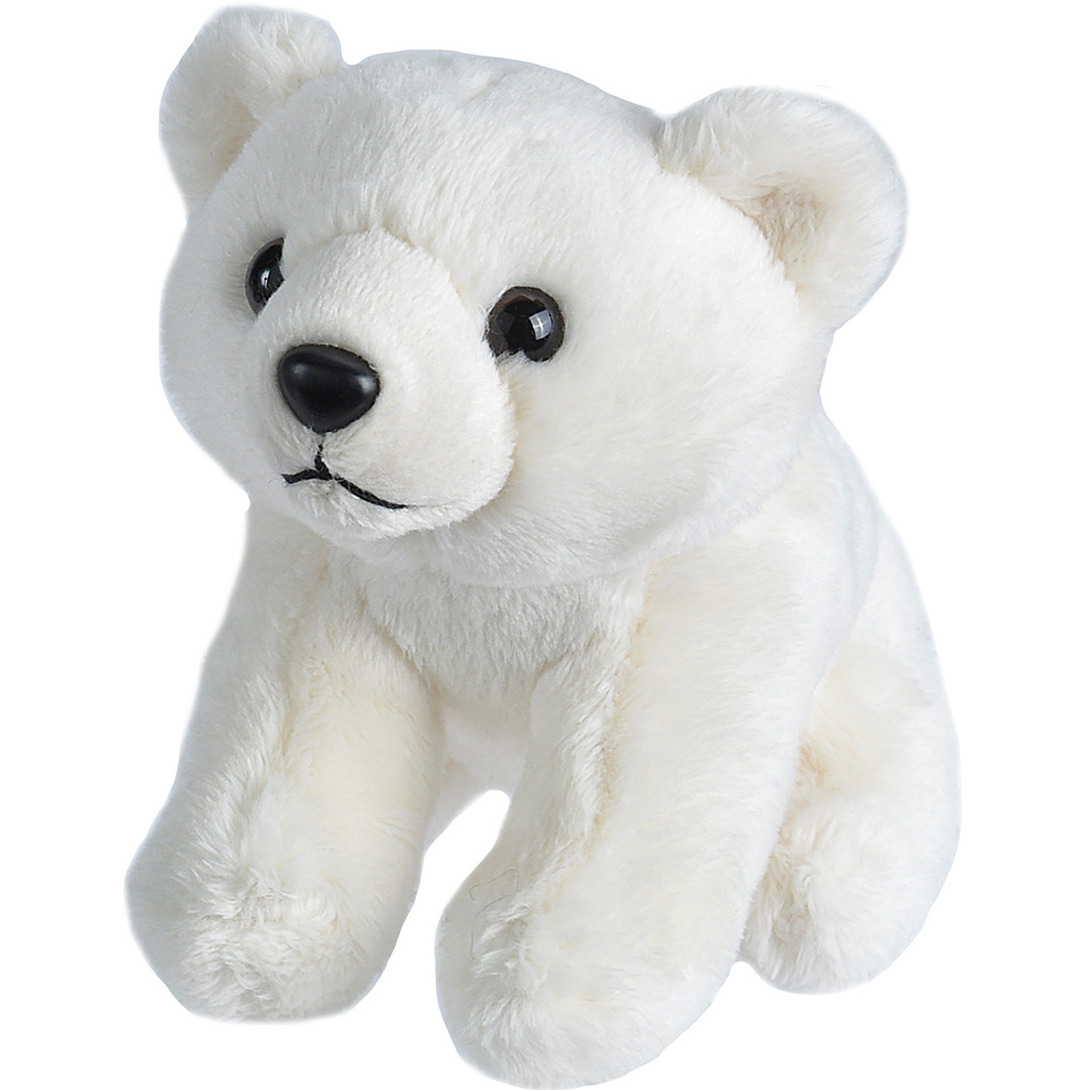 Pluche knuffel ijsbeer 15 cm -