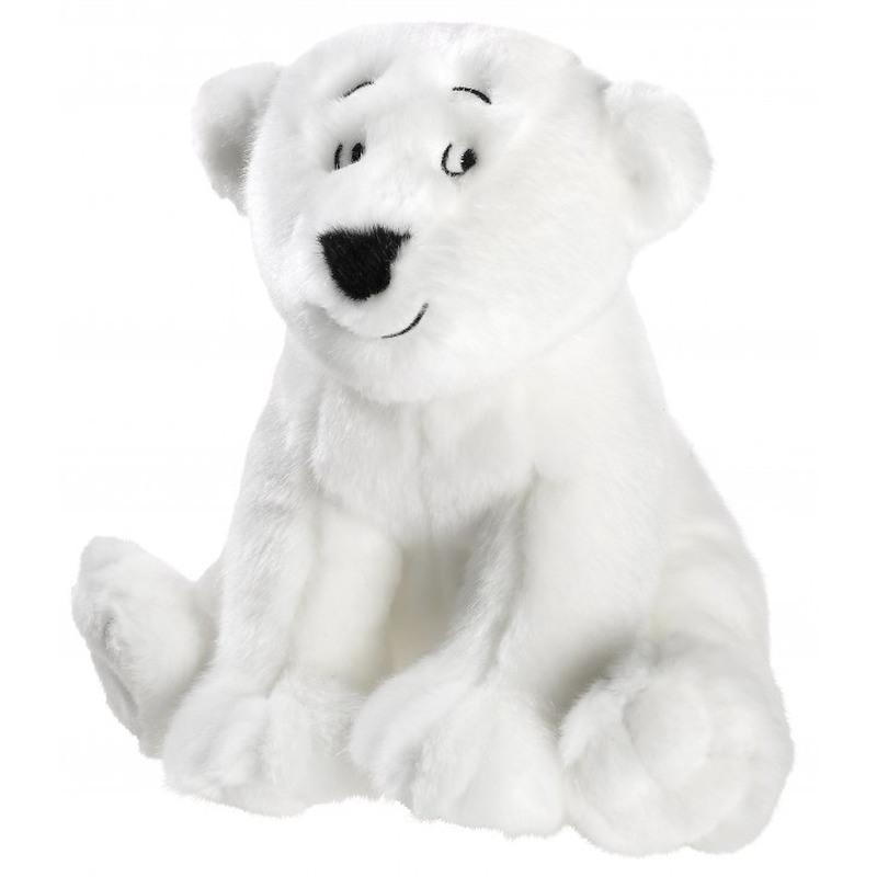 Pluche Lars de kleine ijsbeer/beren knuffel 25 cm speelgoed -