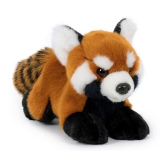 Semo Rode panda knuffel - pluche - 20 cm - Pandaberen knuffels -