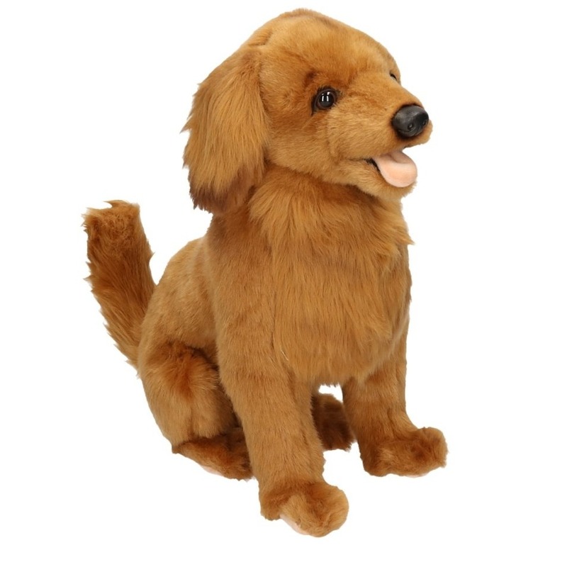 Hansa pluche Golden Retriever knuffel 42 cm -