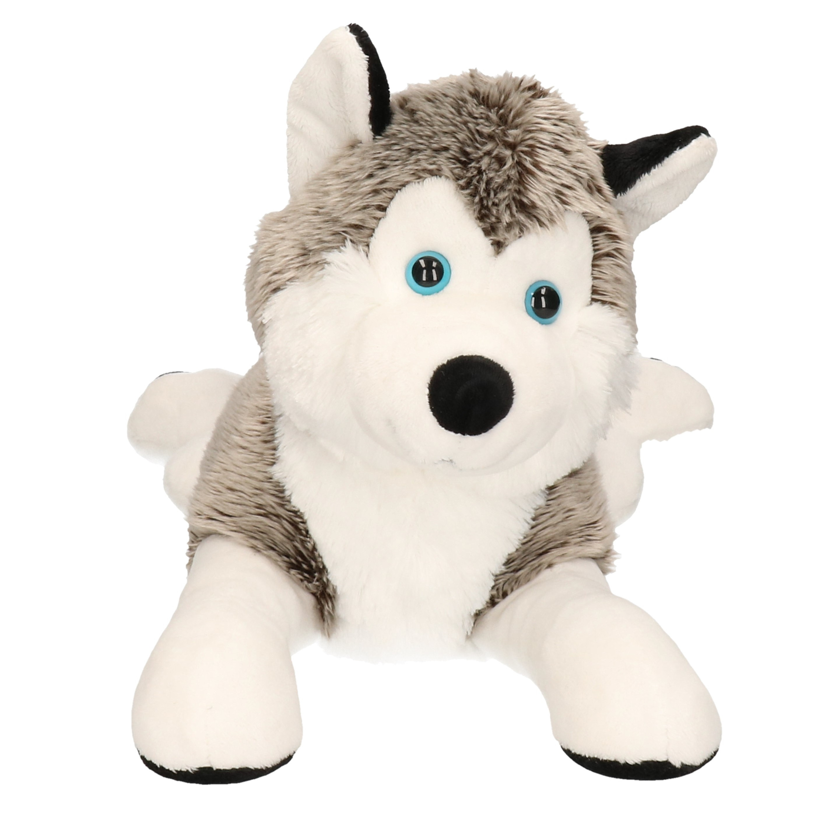 Pluche husky knuffel 43 cm -